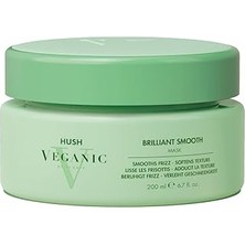 Nacario Hush Veganic Brilliant Smooth Kabaran Saçlar Için Pürüzsüzleştirici Maske 200 ml