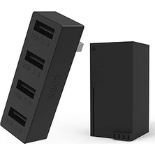 Nacario Serisi X/s Için 4 Bağlantı Noktalı USB Hub 2.0, Serisi X/s Konsolu Yüksek Hızl
