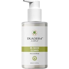 Nacario Duaderm Yüz Vücut Temizleme Yağı, Doğal Içerikli Derin Temizleyici, Nemlendirici, 200 ml