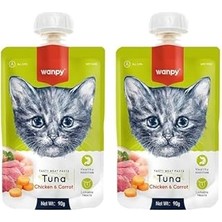 Nacario Wanpy Taze Ton Balıklı&tavuklu Et Ezmesi 90 gr 2li Paket