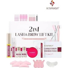 Nacario Venzen Iconsign 2ın1 Yeni Lash Lift,kirpik Lifting,perma Kaş Laminasyon Seti(Büyük Set)(Yeni̇ Bal