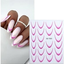 Nacario Fontenay 5d Tırnak Stickerları - 5d Nail Stickers SD-1925 Renkli