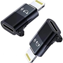 Nacario Daytona Cl2 Lightning ≥ USB C Şarj Data Aktarım Destekli Kulaklık Adaptörü Dönüştürücü, 2 Adet A