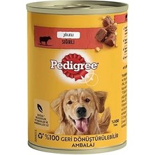 Nacario Pedigree Biftekli Sığır Ciğer Karışımlı 400 gr X24, Yaş Mama