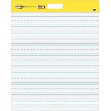 Nacario Post-It Şövale Pedi, 50,8 cm x 58,4 Cm, Beyaz Çizgili, 20 Yaprak/ped, 1 Ped, Komut Şeritleri Dahil