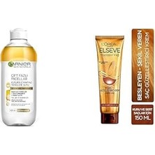 Nacario Skin Naturals Çift Fazlı Micellar Kusursuz Makyaj Temizleme Suyu (400 Ml) + L'oréal Paris E