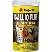 Nacario Tropical D-Allio Plusgranulat Discus Balıklar Için Sarımsaklıgranül Balık Yemi 100 ml 60GR