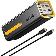 Nacario Aohi Starship 27.600 Mah 240W Pd3.1 Powerbank, Akıllı Dijital Göstergeli 2si1 Arada Taşınabilir Hız