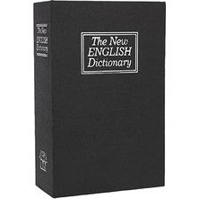 Nacario Spelt 24CM Xl Büyük Boy Kitap Şeklinde Gizli Kasa Şifreli Kilitli Sözlük Mücevher Kasası