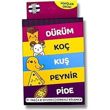 Nacario Çabuk Kutu Oyunu Dürüm Koç Kuş Peynir Pide Kart Oyunu Oyun Parti Eğlence Aile Arkadaş Oyunu