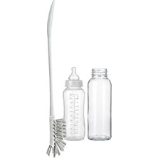Nacario Pratik Uzun Saplı Biberon Şişe Temizleme Fırçası – Ergonomik Tasarım, Beyaz (34X55X342 Mm)