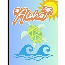 Nacario "aloha Weekly Planner - Light Turtle And Hibiscus - Stay Organized All Year Long