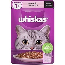 Nacario Whiskas Somonlu Poşet Yaş Mama 85 G Tekli Paket