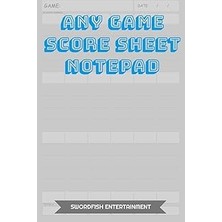 Nacario Any Game Score Sheet Notepad: Blank Score-Book For Game Night - 100 Pages