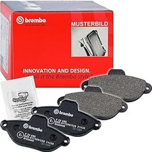 Nacario Brembo Fren Balatası, Arka Mini Cooper R50,R52, R53 (2001-2007) 123(W) x 16(T) x 44(H1) mm P06032