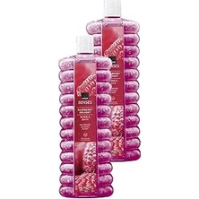 Nacario Avon Senses Raspberry Delight Ahududu Frenk Üzümü Kokulu Banyo Köpüğü 1 Lt. Ikili Set