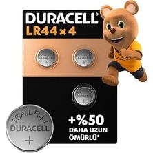 Nacario LR44 Özel Alkalin Pil (4’lü Paket) 1,5V (A76) – +%50 Daha Uzun Ömür – Termometrelerde, Kol