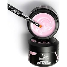 Nacario Builder Protez Tırnak Jeli No.6, Pembe, 35 gr