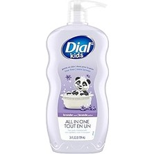 Nacario Dial Çocuklar Için Lavanta Kokulu Şampuan + Duş Jeli + Banyo Köpüğü 709ML