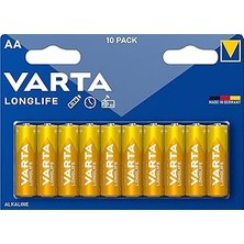 Nacario Longlife Aa Alkalin Kalem Pil 10'lu Paket