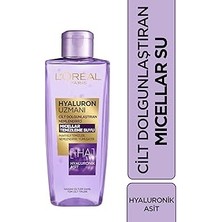 Nacario L'oréal Paris Hyaluron Uzmanı Cilt Dolgunlaştıran Nemlendirici Micellar Temizleme Suyu 200 ml