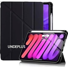 Nacario Ipad 13INÇ M4/m5 Kılıf Kalem Şarj Bölmeli Case 2024/2025 Siyah