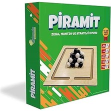 Nacario Akılda Zeka Oyunları Pi̇rami̇t - Mantık Strateji Oyunu - Ahşap