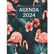 Nacario Independently Published Agenda 2024: Journalier 1 Page Par Jour Avec Heure, 12 Mois De Janvier À Dé