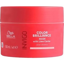 Nacario Wella Professionals Invigo Color Brilliance Maske 150 ml - Kalın Telli Saçlar Için Renk Koruması