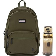 Nacario U.s. Assn. U.s. Polo. Assn. Unisex Okul Çanta Seti PLSET2505415,HAKI Tek Ebat