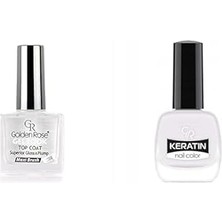Nacario Gel Look Top Coat & Oje Seti