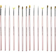 Nacario Nail Tırnak Süsleme Fırça Seti 7'li - 02 (2 Paketi)