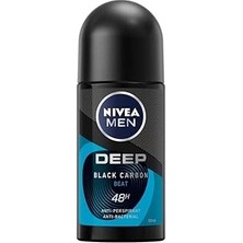Nacario Nivea Men Erkek Roll-On Deodorant Deep Beat 50 Ml, 72 Saat Ter Ter Kokusuna Karşı Anti Perspiran