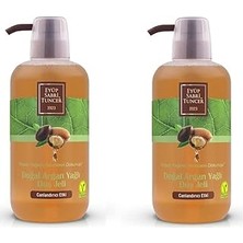 Nacario Doğal Argan Yağlı Duş Jeli 600 ml Pet Şişe x 2 Adet