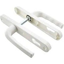 Nacario Feyza Yapi Pvc Pimapen Yale Kapı Kolu Beyaz Takım