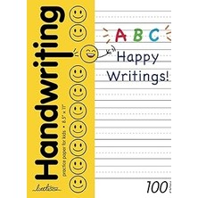 Nacario Handwriting Practice Paper For Kids: 100 Blank Alphabet Writing Paper With Dotted Lines