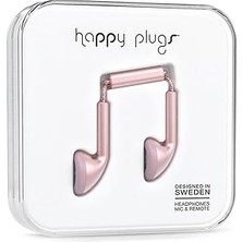 Nacario Happy Plugs Kulak Içi Kulaklık Pink Gold 7835