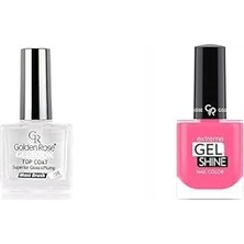 Nacario Gel Look Top Coat & Oje Seti