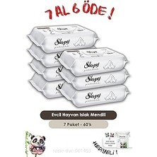 Nacario Sleepy 7 Al 6 Öde Petcare Evcil Hayvan Islak Havlusu 60'lı Rosie