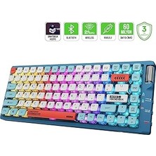 Nacario Gamepower Sense Tkl Rgb Wireless/bluetooth/kablolu Mekanik Red Switch Klavye - 3 Yıl