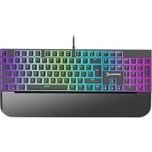 Nacario Gamepower Suki Mekanik Switch Puding Keycaps Türkçe Q 104 Tuş USB Klavye