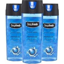 Nacario Deep Fresh Pratik Kapaklı Duş 500 ml 3 Adet (Cool Men)
