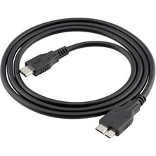 Nacario 5241 USB Type C To Micro USB 3.0 Taşınabilir HDD Hard Disk Kablosu 1m (1 Metre)