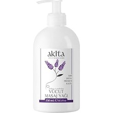 Nacario Akita% 100 Doğal Vücut Masaj Yağı Lavanta 250ML