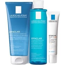 Nacario La Roche Posay Effaclar Güneş Korumalı Akne Bakım Seti, Effaclar Duo Spf 30, Jel, Tonik