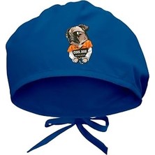 Nacario Cool Dog Baskılı Cerrahi Bone - Doktor Hemşire Bonesi Hastane Bonesi