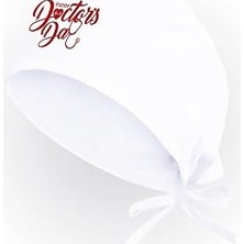 Nacario Unisex Beyaz Doctor Day Temalı Hastane Bonesi