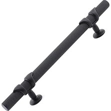 Nacario 10 Adet Burç 96 mm Mat Siyah Metal Kulp Mobilya Çekmece Mutfak Kapak Dolap Kulplar Dolabı Kulbu Kul