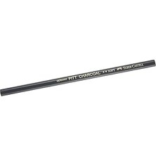 Nacario Faber-Castell Pitt Monochrome Naturel Kömür Kalemi, Siyah Yumuşak