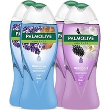 Nacario Palmolive Moments Lavanta Yağları Böğürtlen ile Nemlendirici Banyo Duş Jeli 500ML x 4 Adet
